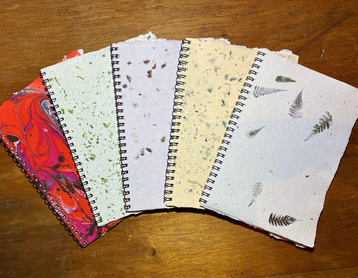 Carnet Spirale en papier recyclé (Format A5 / 10 pages)