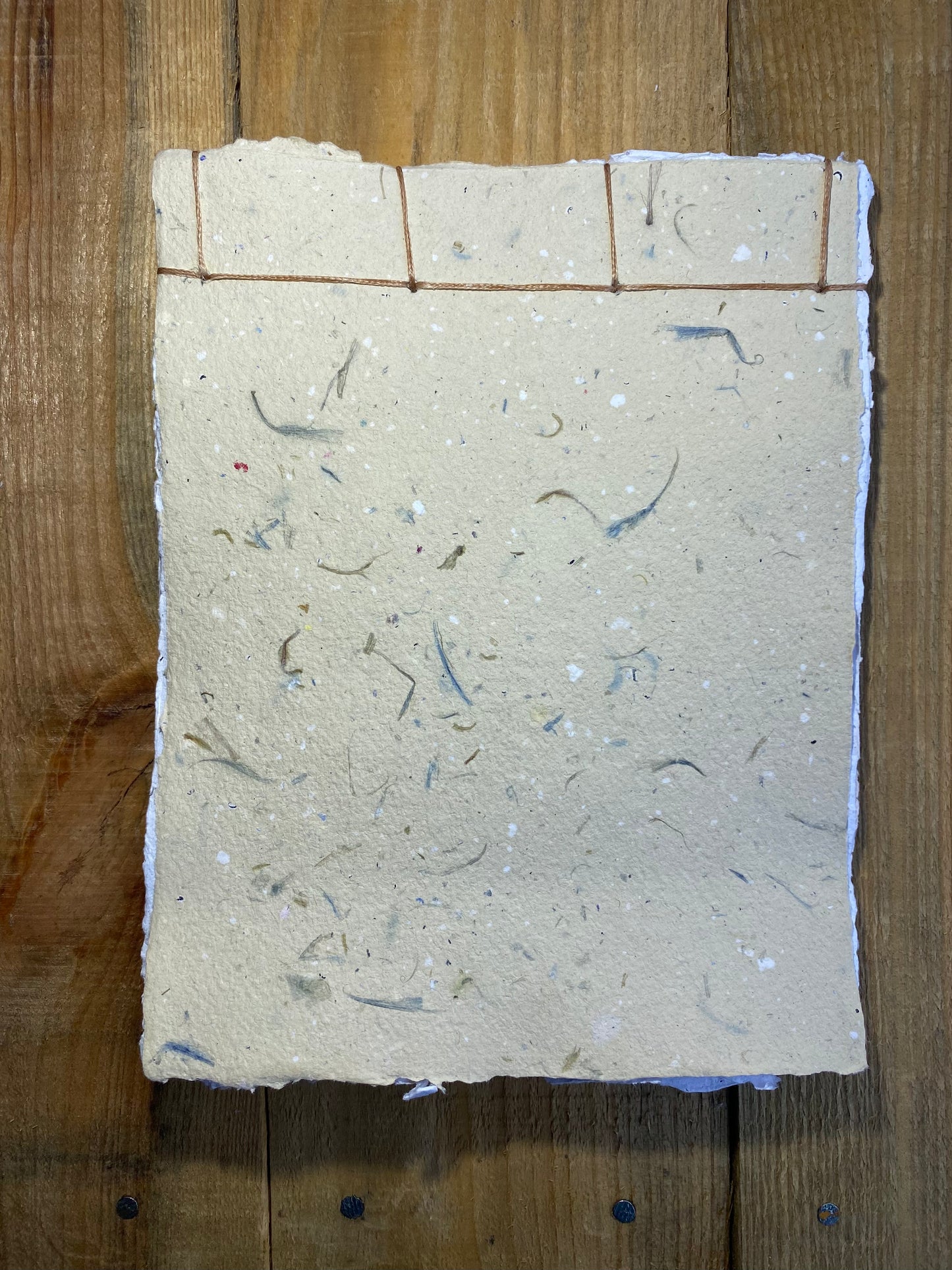 Carnet reliure Japonaise - papier recyclé (Format A5 / 10 pages)