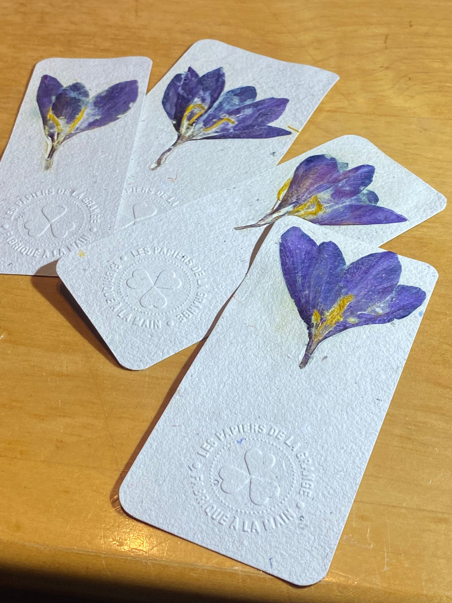 Marque-page (avec embossage)