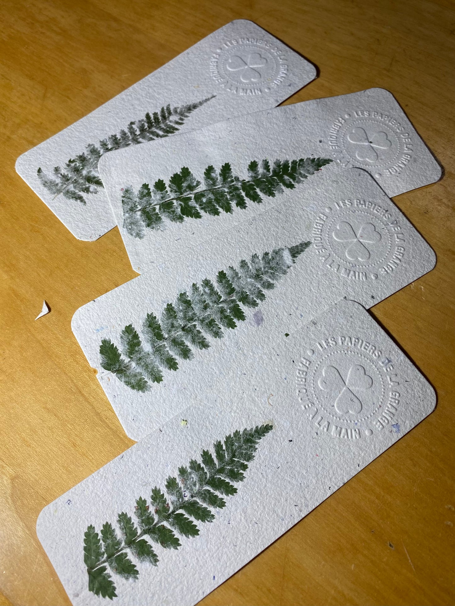 Marque-page (avec embossage)