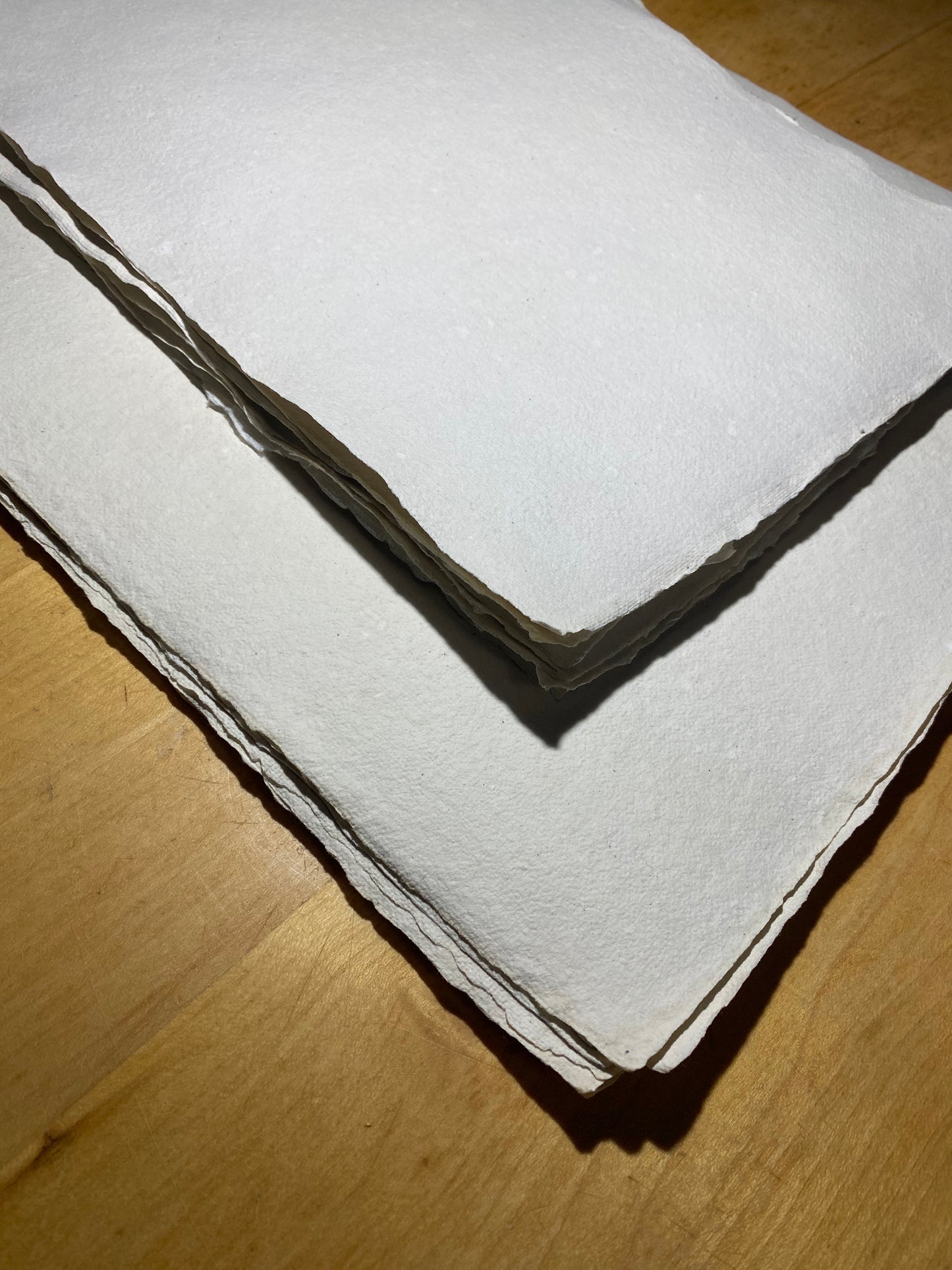 Papier pur chiffon "Coton écru" (200-300 g/m²)