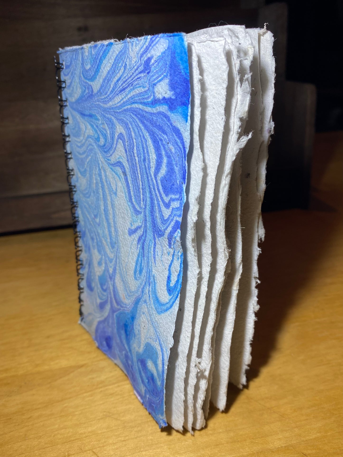 Carnet Spirale - papier recyclé (Format A6 / 10 pages)