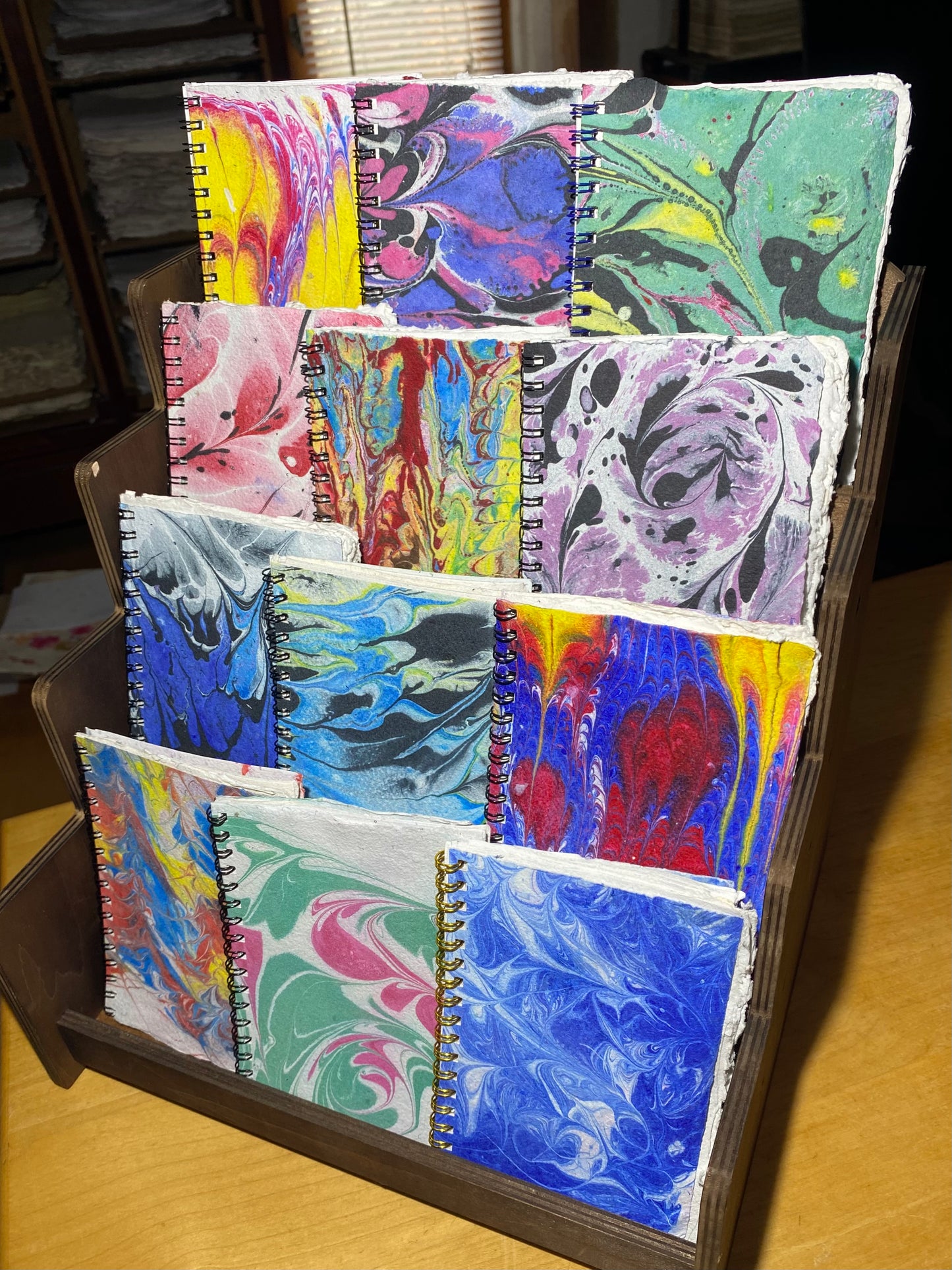 Carnet Spirale - papier recyclé (Format A6 / 10 pages)