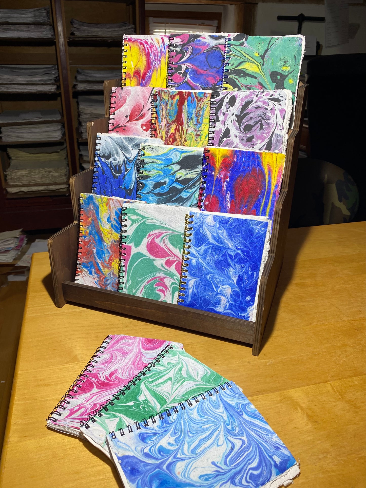 Carnet Spirale - papier recyclé (Format A6 / 10 pages)