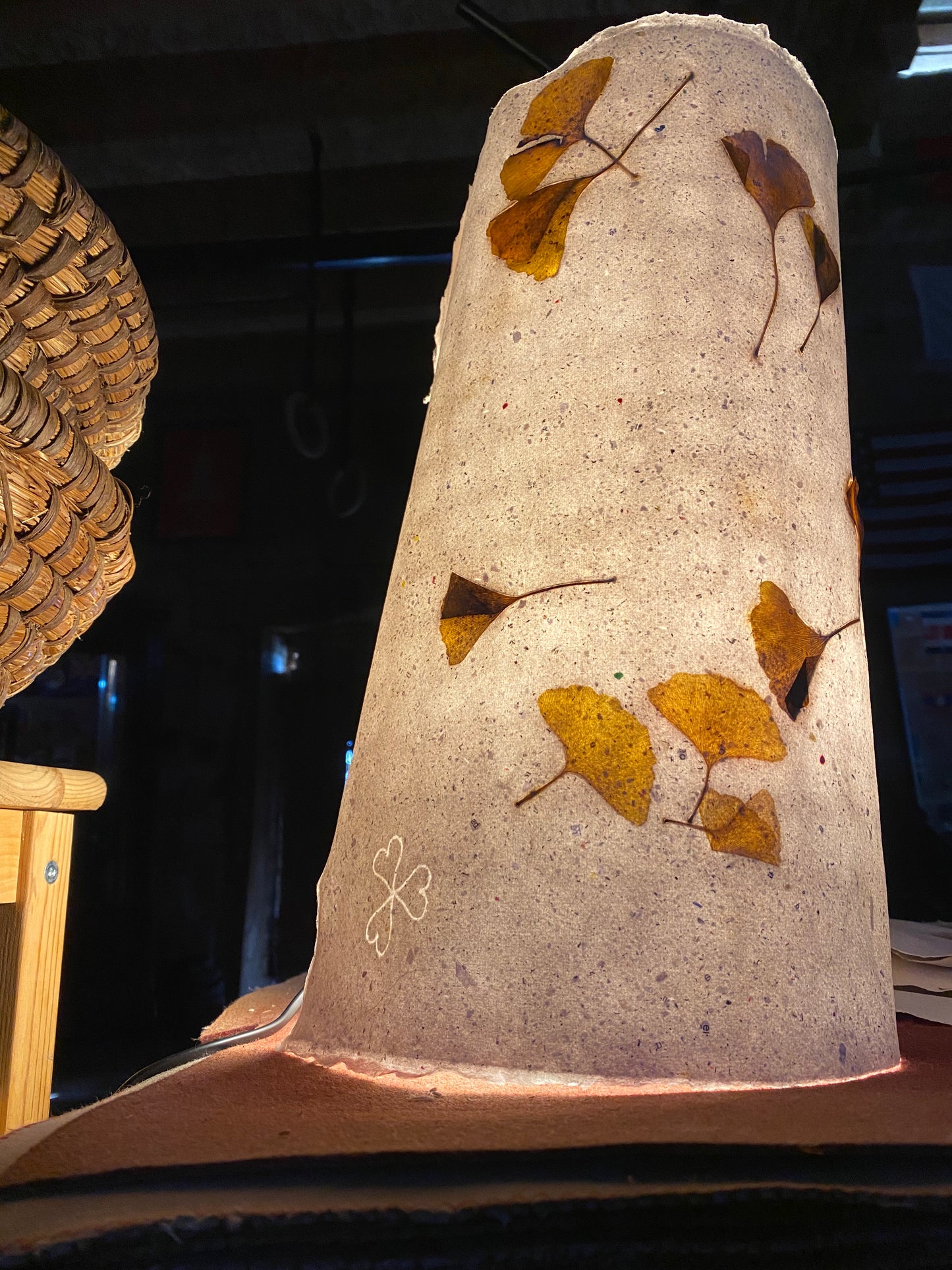 Chute de Feuilles (gingko biloba)