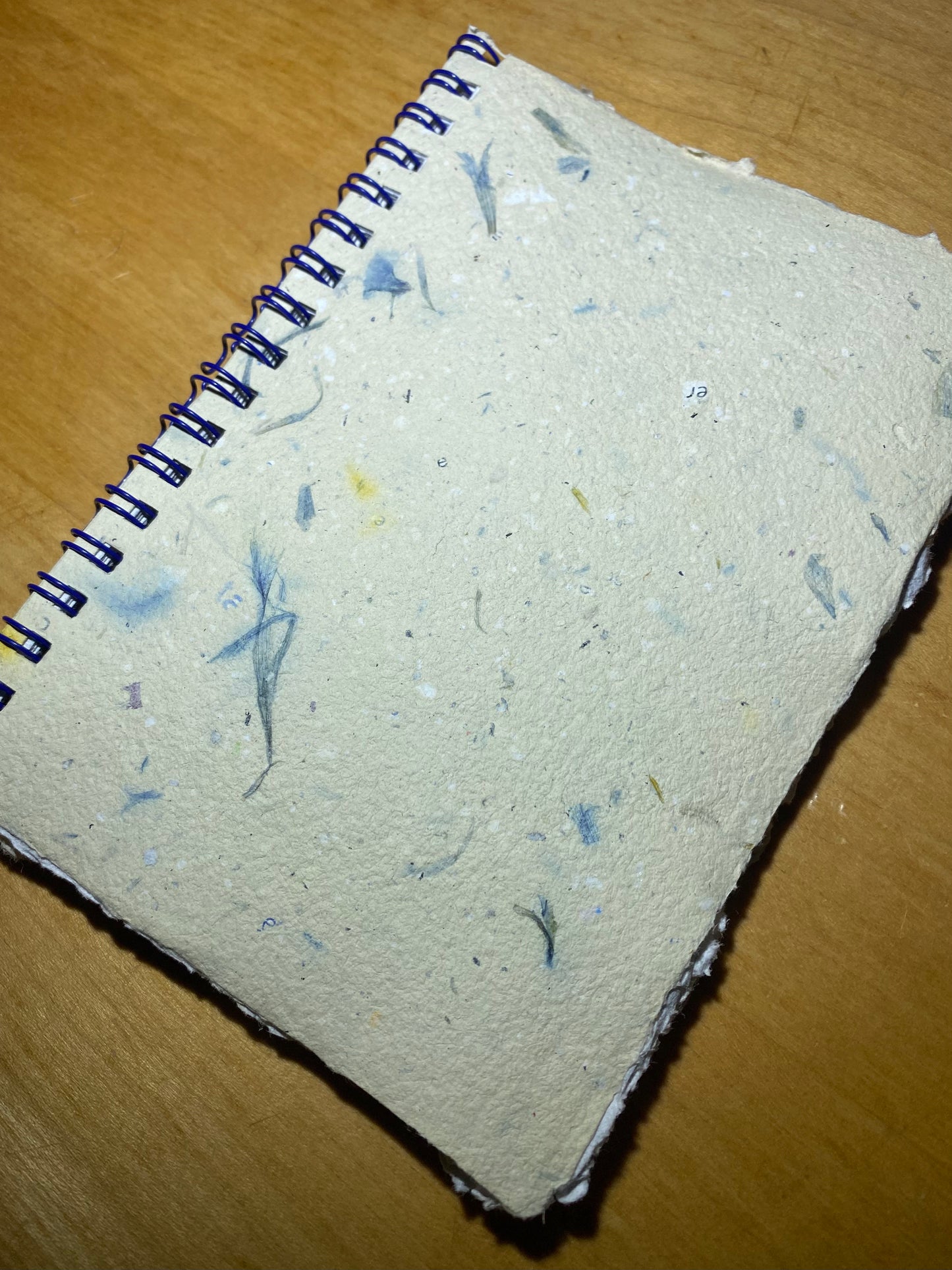 Carnet Spirale - papier recyclé (Format A6 / 10 pages)