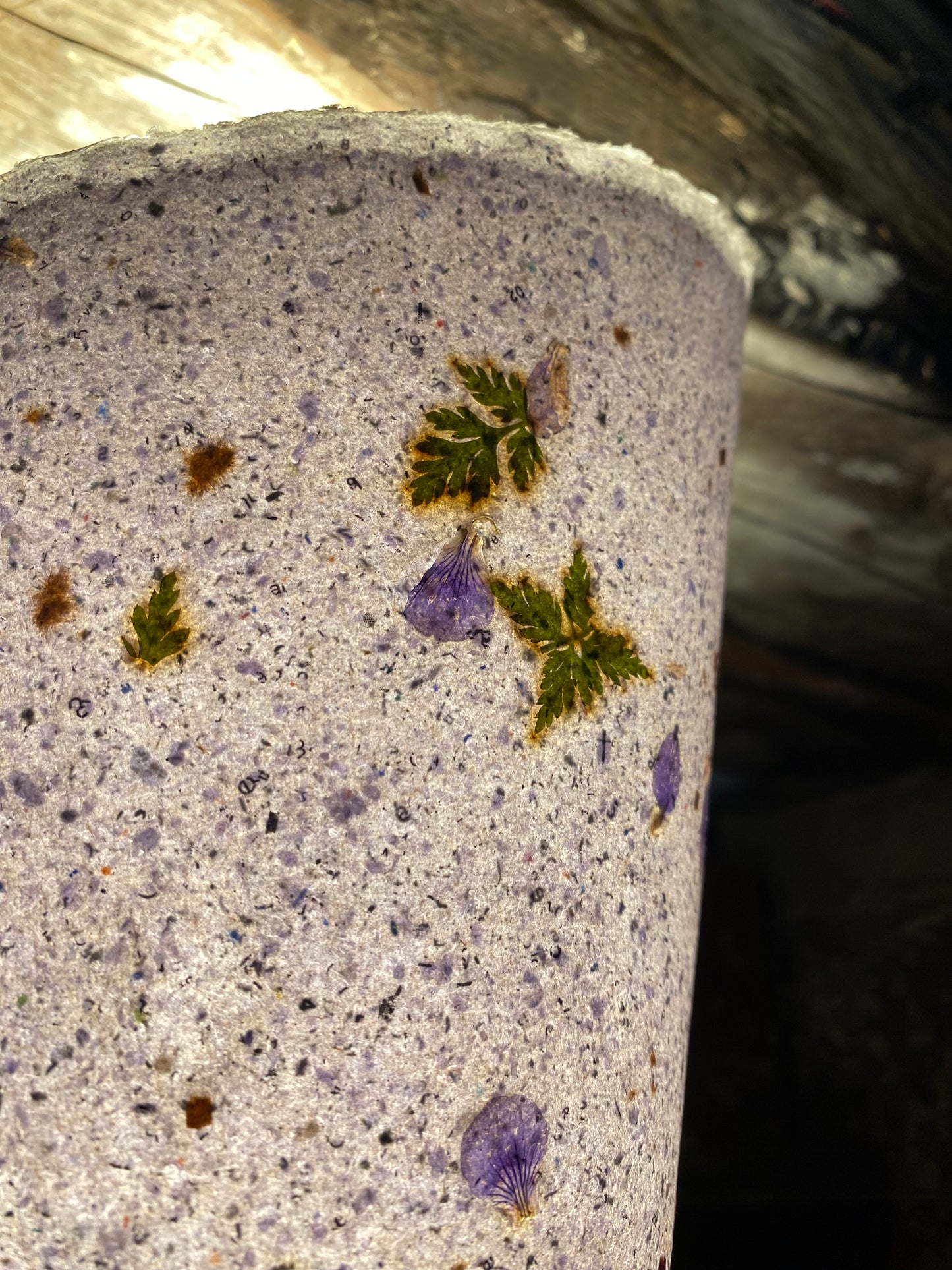 Papier Violette et Géranium sauvages