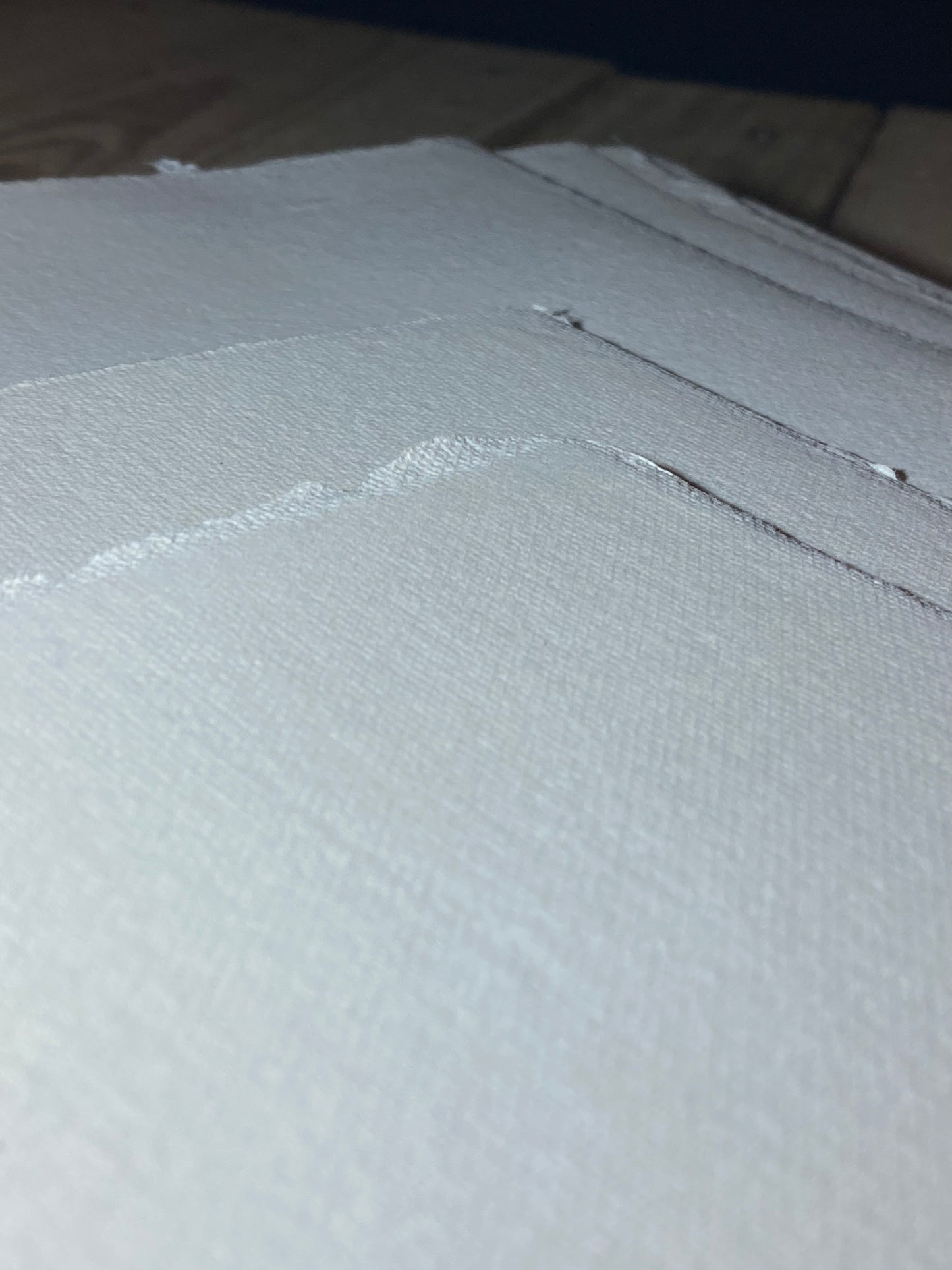 Papier pur chiffon laminé "draps anciens" (250-350 g/m²)