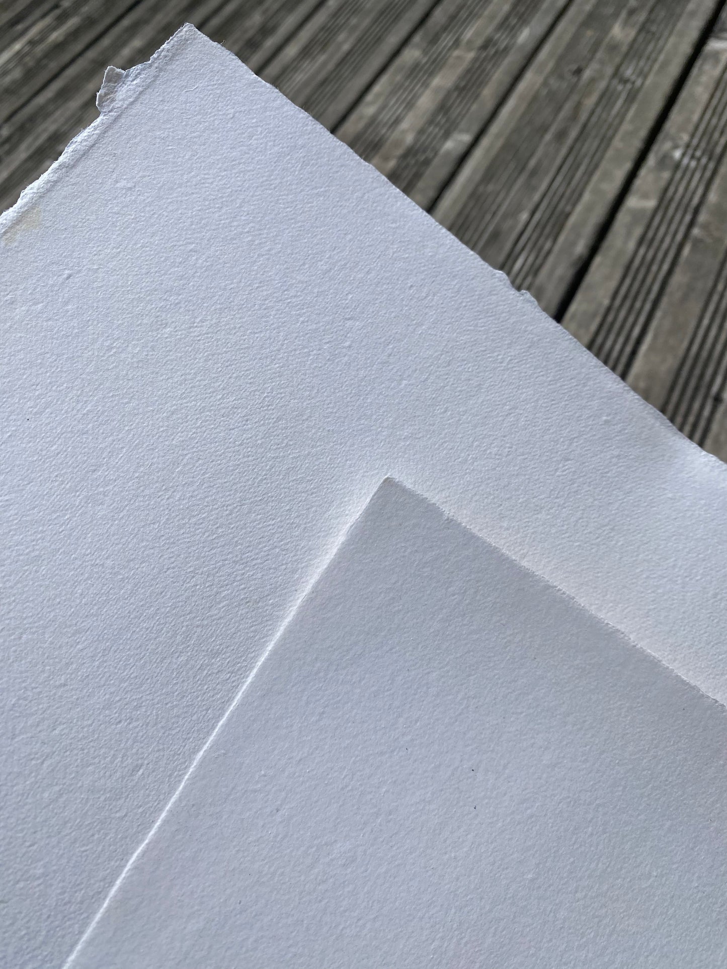 Papier pur chiffon laminé "draps anciens" (250-350 g/m²)