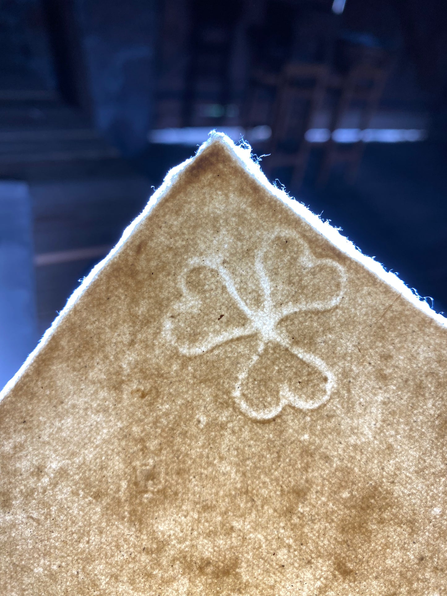 Papier pur chiffon laminé "Coton écru" (200-300 g/m²)