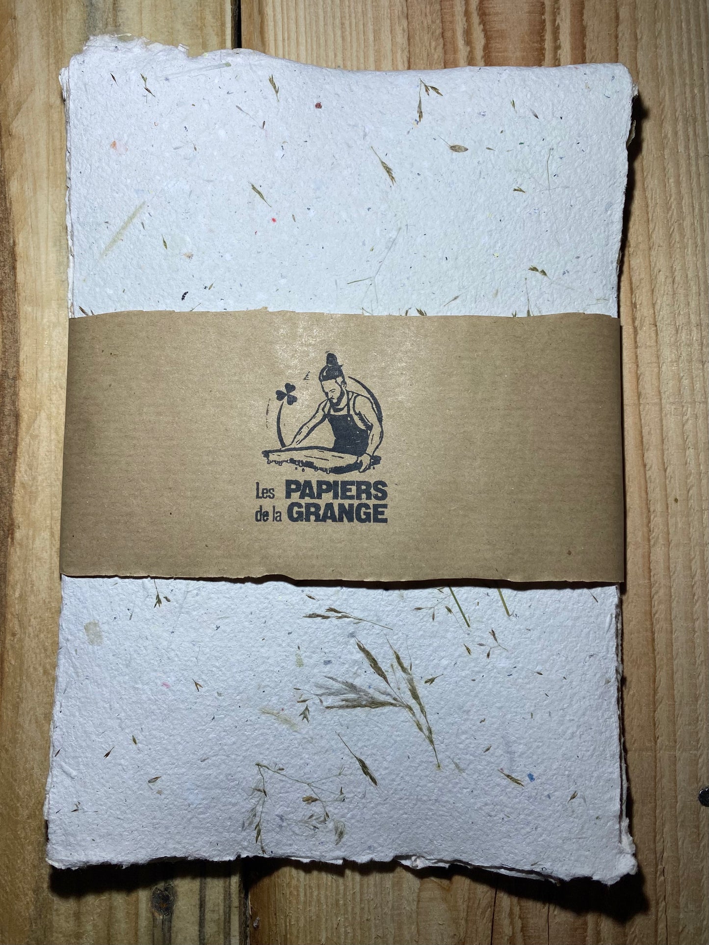 Lot de 5 feuilles (format A5 - papier recyclé)