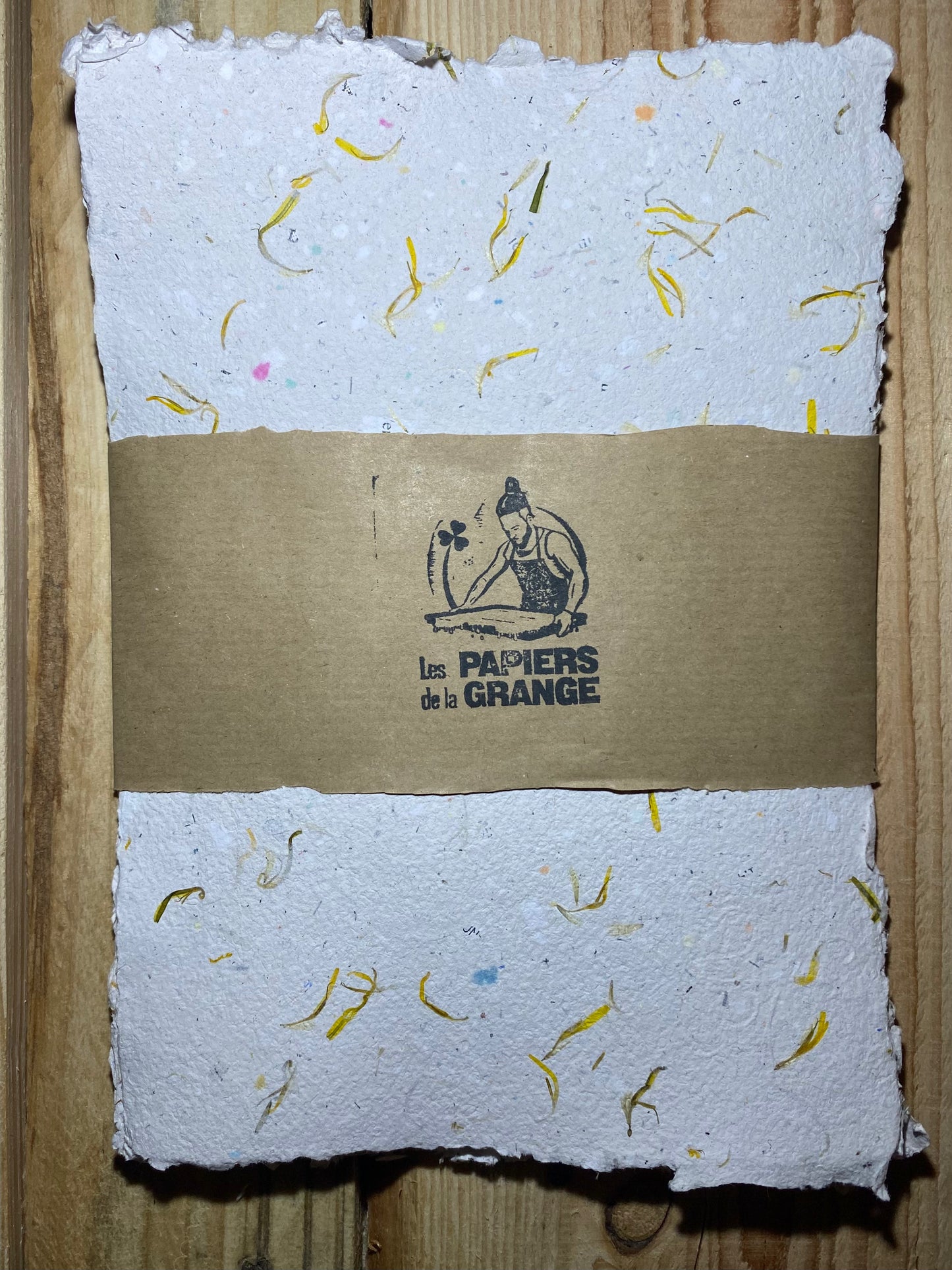 Lot de 5 feuilles (format A5 - papier recyclé)