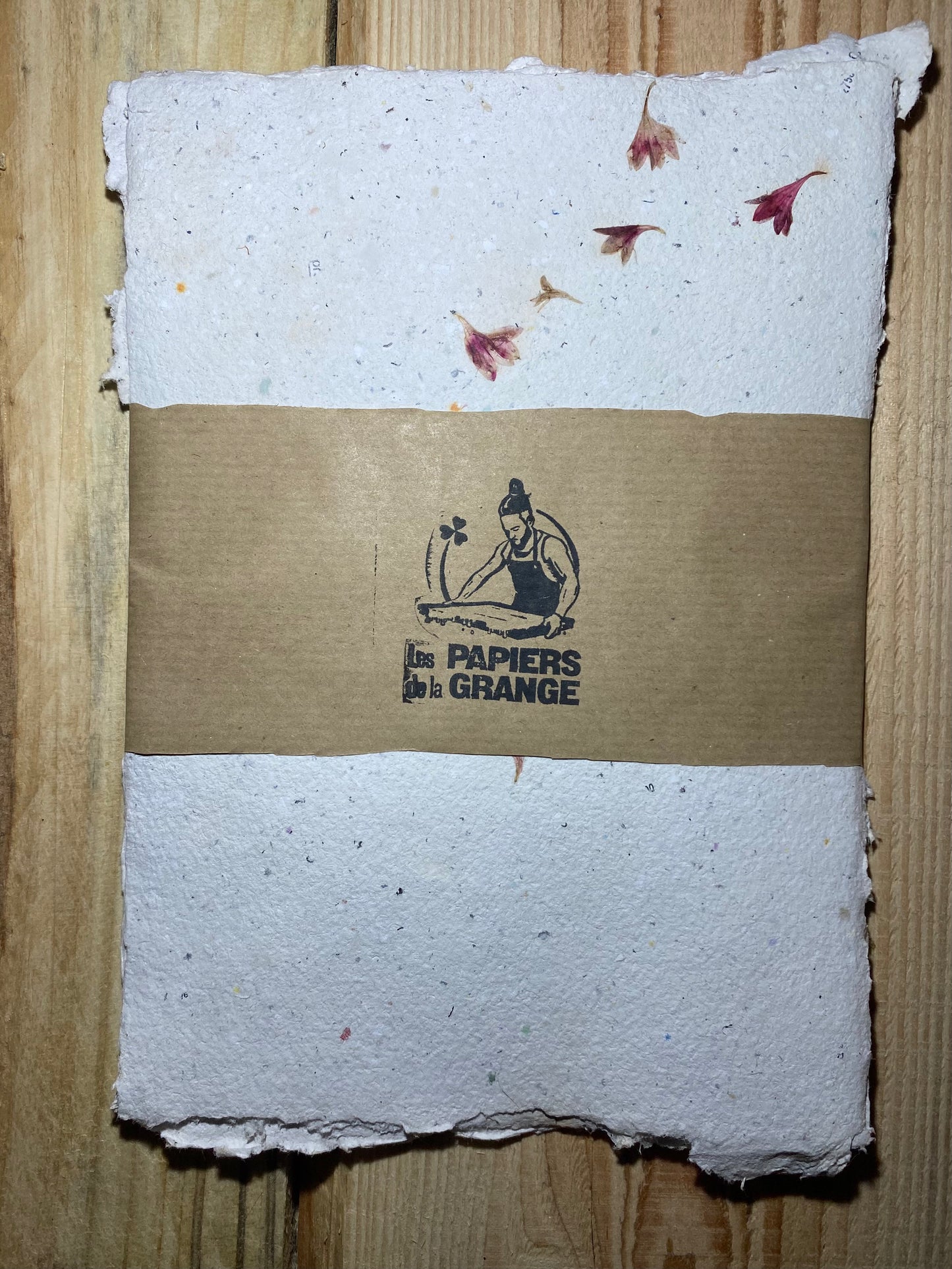 Lot de 5 feuilles (format A5 - papier recyclé)