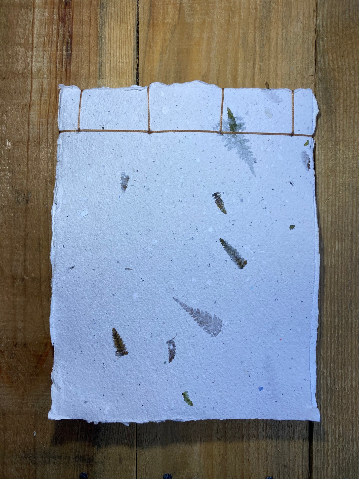 Carnet reliure Japonaise - papier recyclé (Format A5 / 10 pages)