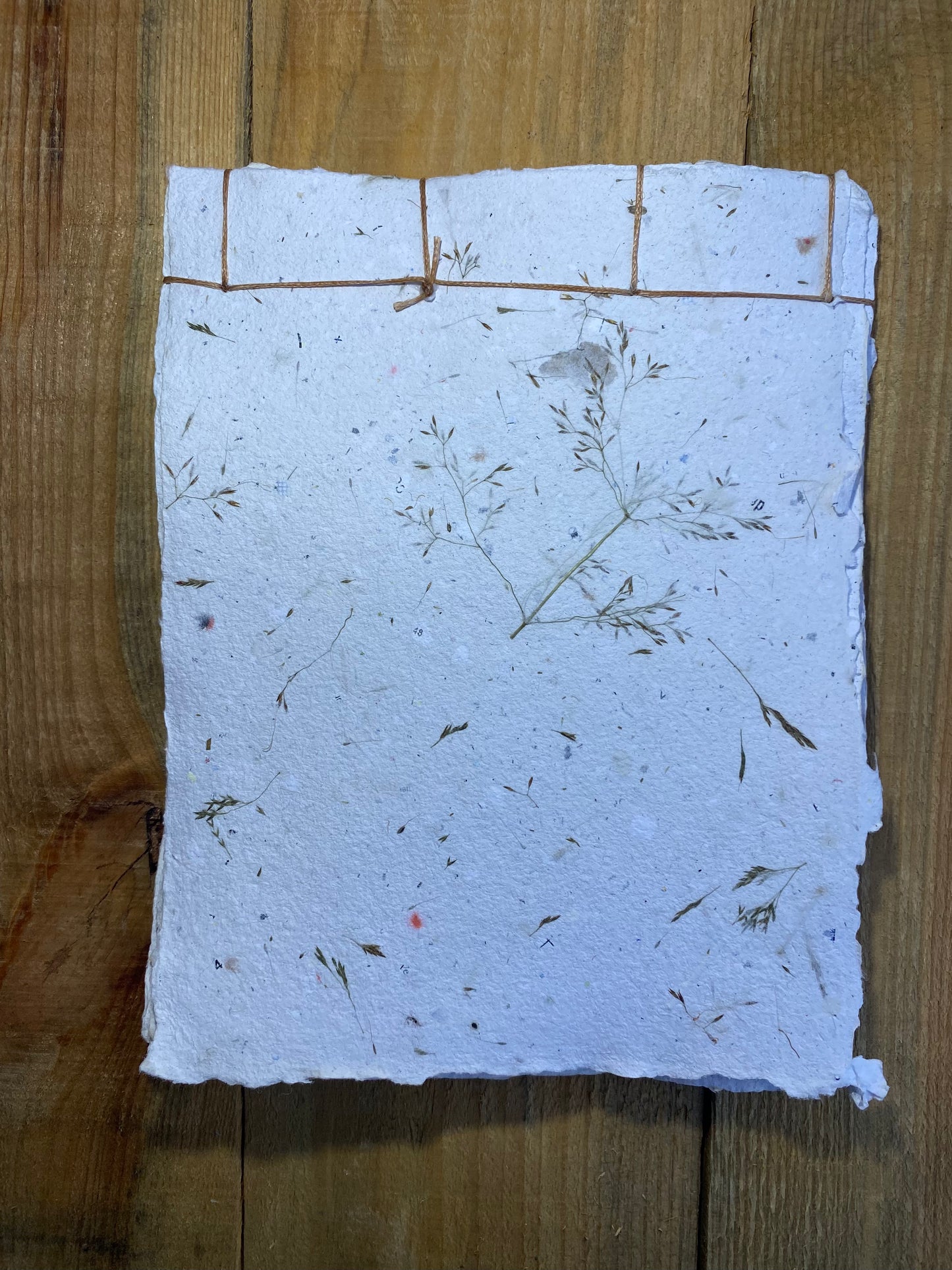 Carnet reliure Japonaise - papier recyclé (Format A5 / 10 pages)
