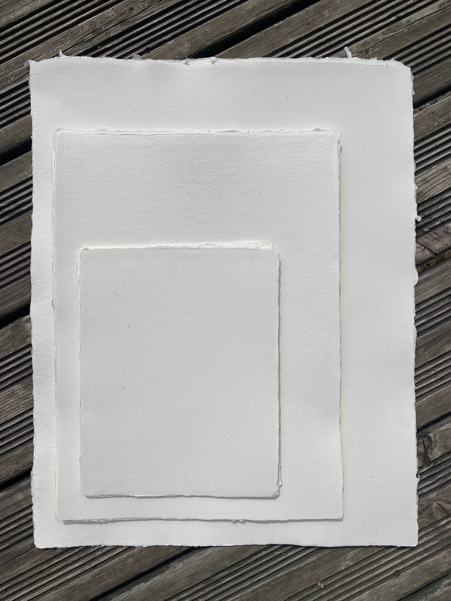 Papier coton "laminé" (250-350 g/m²)