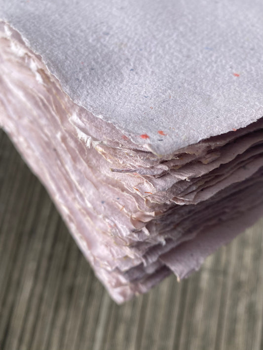 Papier recyclé (Rose)